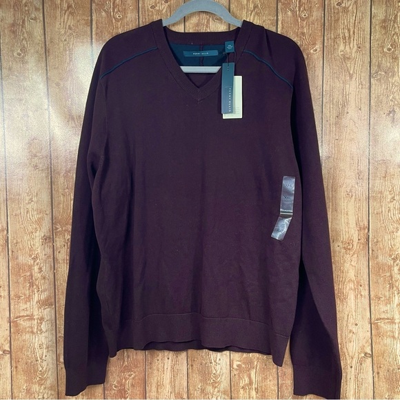 Perry Ellis Other - NWT PERRY ELLIS MEN V-NECK SWEATER SIZE XXL MAROON